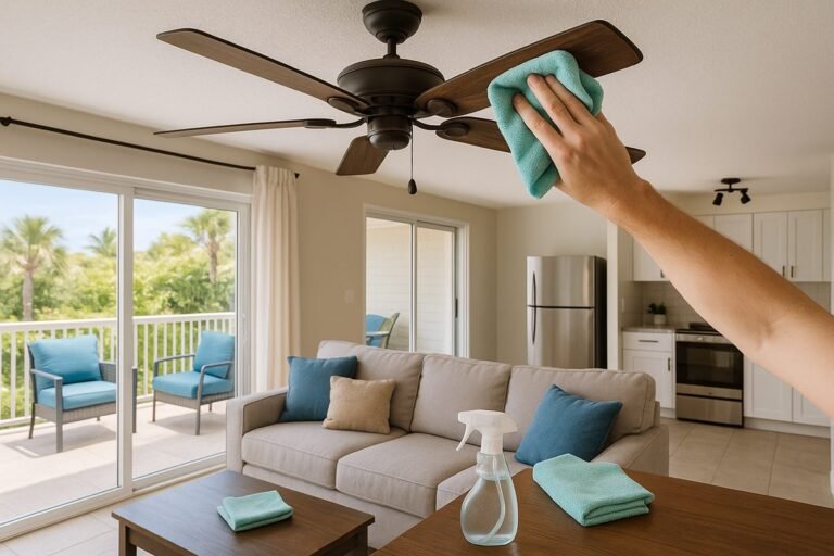 July cleaning tasks for rental owners